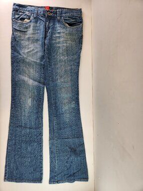 Element Denim Women's Embroidered Boot Cut Blue Jeans "Janet" Size 9